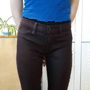 J Brand Waxed Jeans